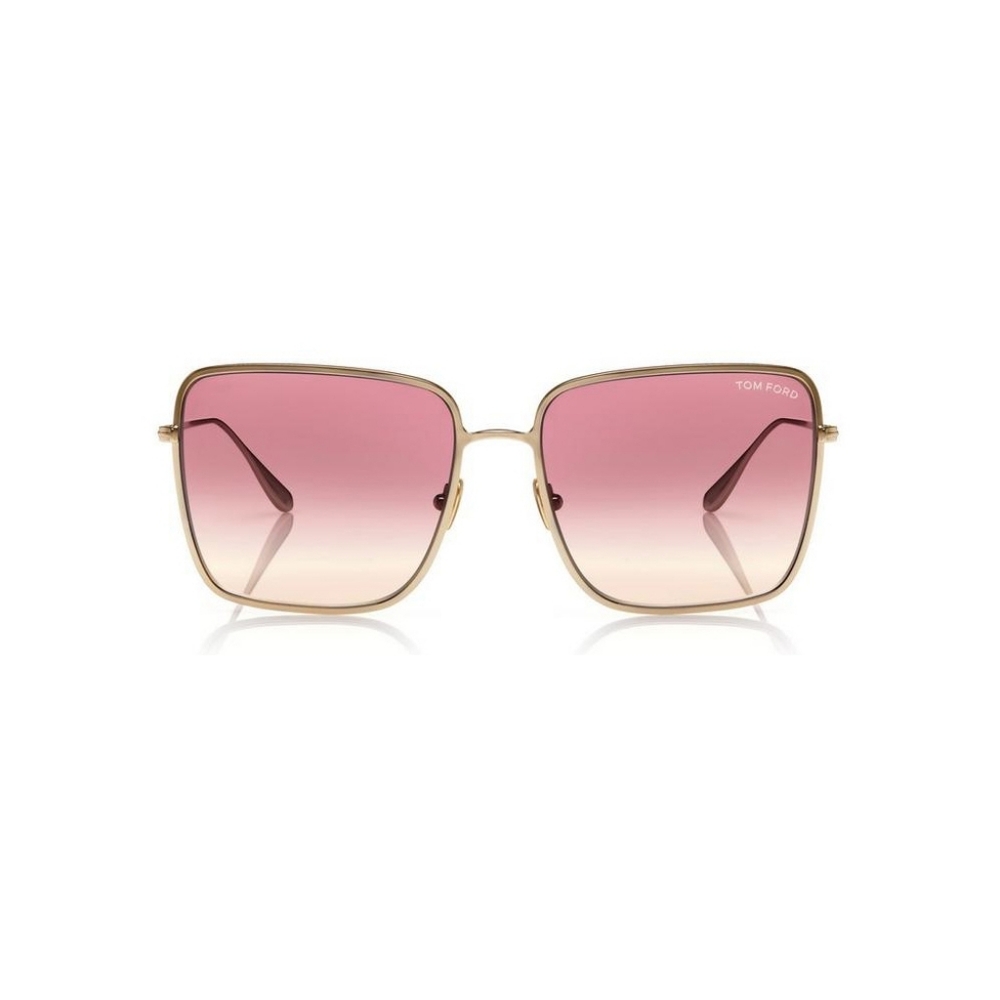 Tom Ford - Heather Sunglasses - Square Metal Sunglasses - Pink